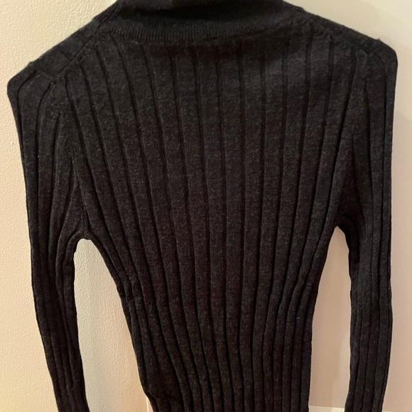 Banana Republic fine Marino wool ribbed turtleneck sweater nwt - Picture 4 of 7